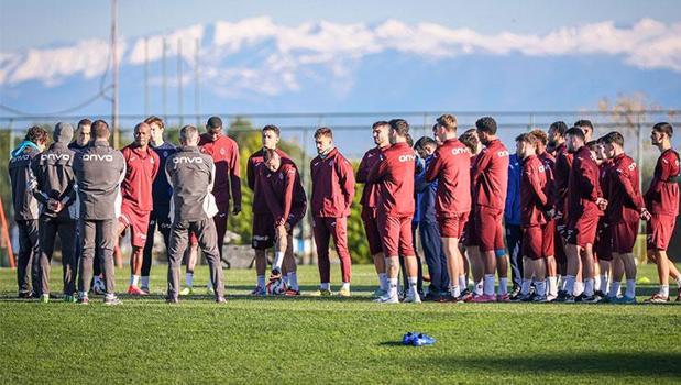 Trabzonspor, Göztepe maçı hazırlıklarına başladı