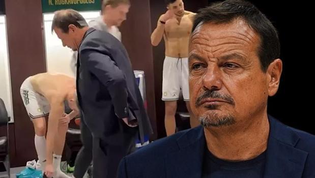 Panathinaikos başantrenörü Ergin Ataman'dan Olympiacos'a Fenerbahçe göndermesi!