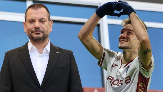 Trabzonspor Başkanı Ertuğrul Doğan'dan Beşiktaş ve Ernest Muçi açıklaması