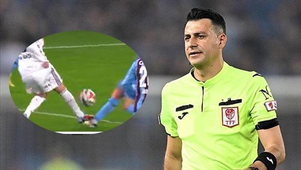 Çok konuşuldu! İşte Trabzonspor'un kırmızı kart beklediği pozisyon