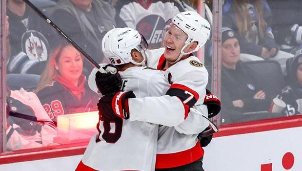 Senators Strike Late, Edge Jets in Overtime in Dramatic NHL Night