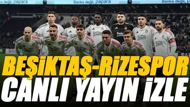 Beşiktaş - Çaykur Rizespor maçı canlı izle | BJK RİZE maçı şifresiz (Beşiktaş maçı canlı yayın)