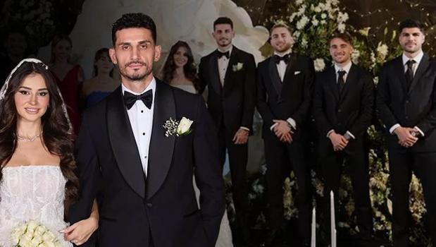 Samet Akaydin ve Hazal Çağlar evlendi, düğüne ünlüler akın etti! Şahitler olay oldu