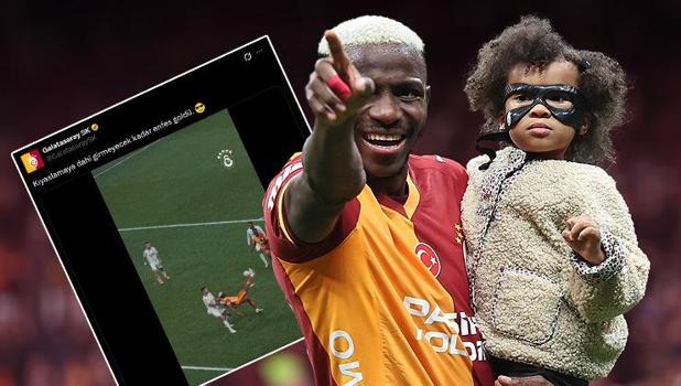 Galatasaray'da 'Ayın golü' tepkisi! Osimhen paylaşımı: Kıyaslamaya dahi girmez