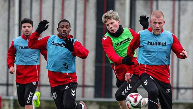 Samsunspor, Fenerbahçe maçı hazırlıklarını sürdürdü