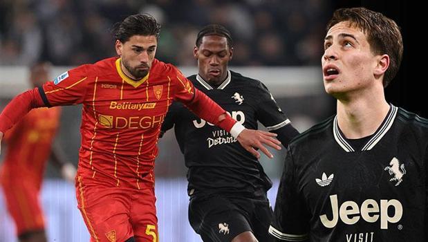 (ÖZET) Kenan Yıldız'ın çabası yetmedi! Juventus evinde 1 puana razı oldu | Juventus - Lecce maç sonucu: 1-1