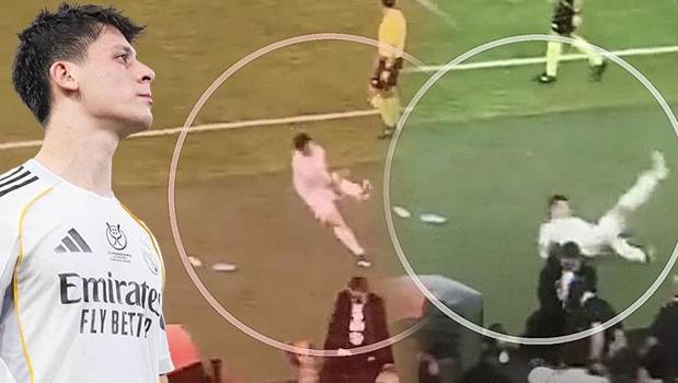 Real Madrid'de gündem Arda Güler! Sinirlerine hakim olamadı, neredeyse kendisini sakatlıyordu | İspanya'da gündem oldu