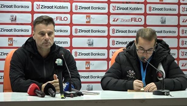 Karagümrük Teknik Direktörü Stanojevic: 1-2 gol daha atabilirdik