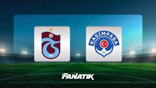 Trabzonspor - Kasımpaşa maçı Canlı Anlatım - TS - Kasımpaşa maçı kadrosu, skoru ve istatistikleri