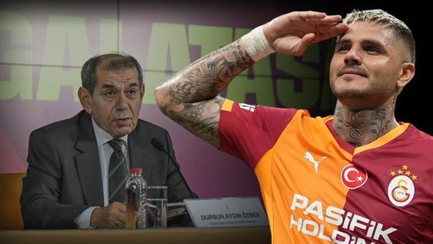 Galatasaray'da Dursun Özbek'ten resmi Mauro Icardi açıklaması! 'Kendisiyle konuşacağız'