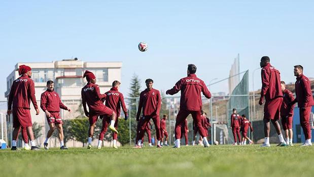 Trabzonspor, Rizespor maçı hazırlıklarını sürdürdü