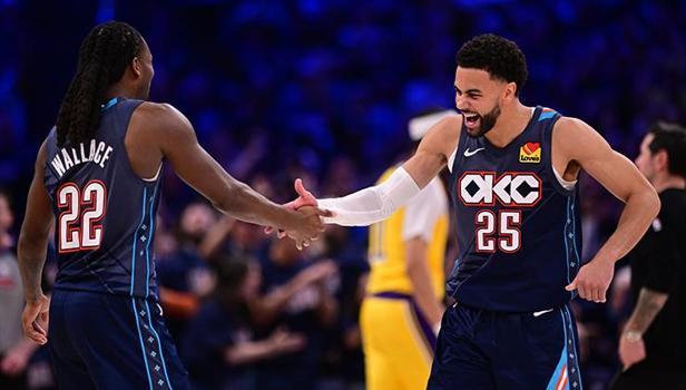 Oklahoma City Thunder make it 2-0 in series against Los Angeles Lakers