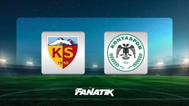 CANLI | Kayserispor - Konyaspor maçı (Süper Lig 34. hafta maçı)