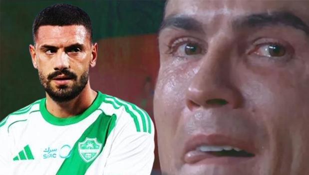 Ronaldo'nun gözyaşları sonrası Merih Demiral'dan ortalığı karıştıran paylaşım! Beğeni rekoru kırdı