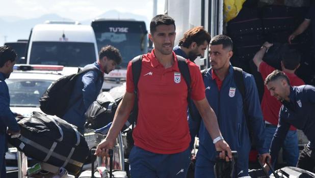 İran Milli Takımı, Antalya'ya geldi