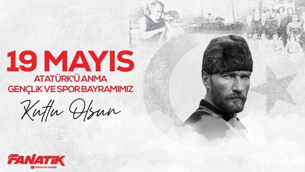 Spor camiasından 19 Mayıs Atatürk'ü Anma Gençlik ve Spor Bayramı mesajları