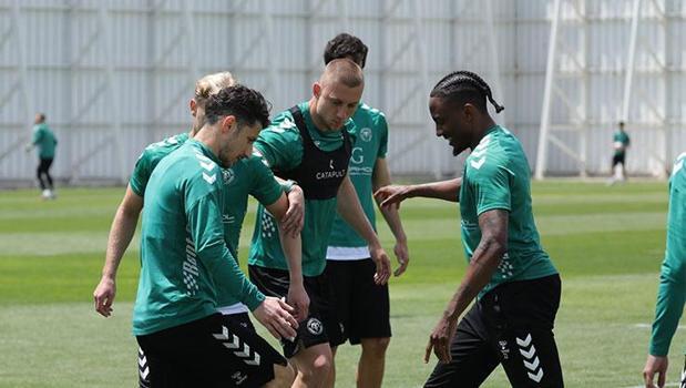 Konyaspor final maçının hazırlıklarını sürdürdü