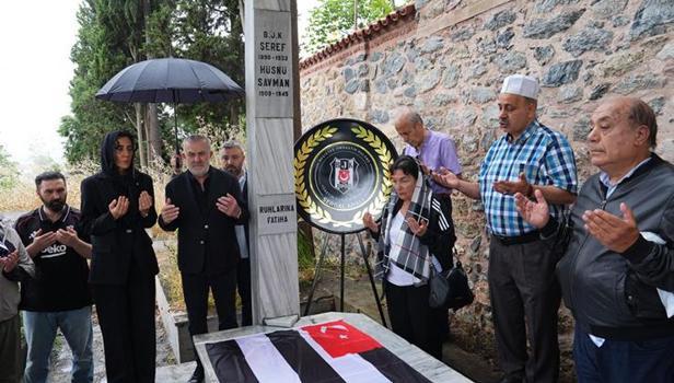 Beşiktaş'ta Şeref Bey kabri başında anıldı