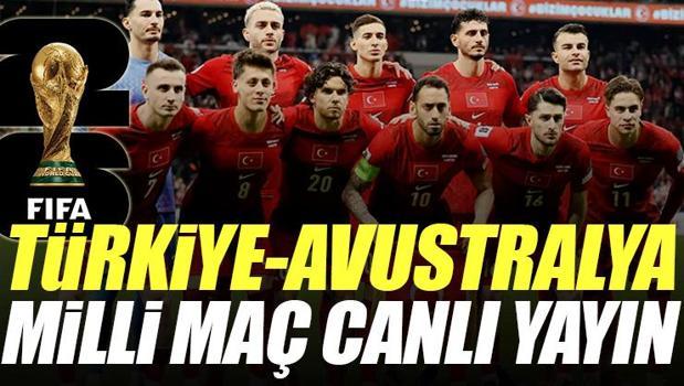 Türkiye - Avustralya maçı canlı izle 🚨 MİLLİ MAÇ TRT 1 şifresiz 📺(2026 Dünya Kupası Milli Takım maçı canlı yayın)