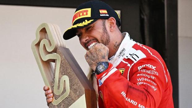 Victory in Spain goes to Lewis Hamilton! He achieved a first with Ferrari