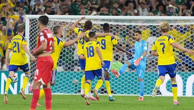İsveç'ten gövde gösterisi! Tunus direnemedi | İsveç - Tunus maç sonucu: 5-1