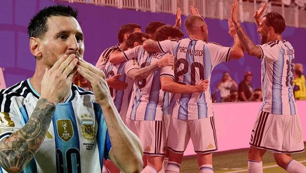Dünya Kupası'na daha iyi başlayamazdı! Messi'den rakiplere gözdağı, tarih yazdı | Arjantin - Cezayir maç sonucu: 3-0