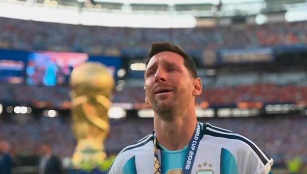 Lionel Messi'nin gözyaşları! Dünya Kupası finaline famga vuran görüntü