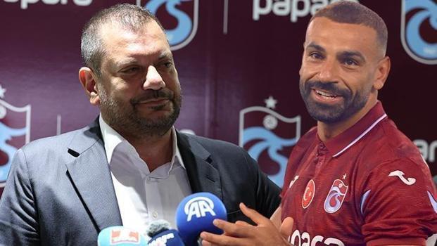 Mohamed Salah'tan Ertuğrul Doğan'a: 'İyi ki beni getirdiniz!' Trabzonspor'un yıldızının ağzı kulaklarında...