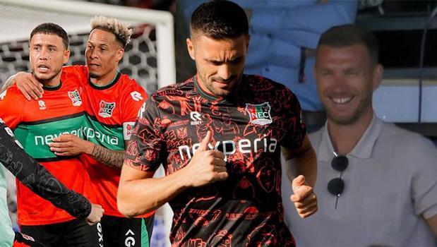Emre Mor ve Tadic yıldızlaştı, NEC Nijmegen, Olympiakos'u eledi! Dzeko tribünden izledi