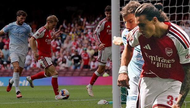 Arsenal crushed Manchester City! A 3-goal Community Shield victory... (Match summary: Arsenal 3-0 Manchester City)