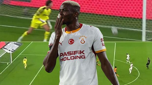 Osimhen'in Başakşehir'e attığı golü hakem göremedi! 4 maç, 6 gol...