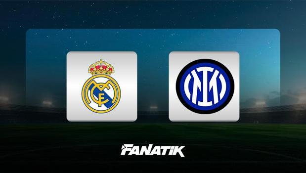 Real Madrid - Inter maçı Canlı Anlatım - RM INT maçı kadroları, skoru ve istatistikleri (Şampiyonlar Ligi 1. hafta maçı)