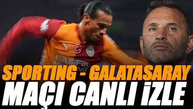 Sporting - Galatasaray maçı canlı izle | GS SPORTING maçı şifresiz (Şampiyonlar Ligi maçı canlı yayın)