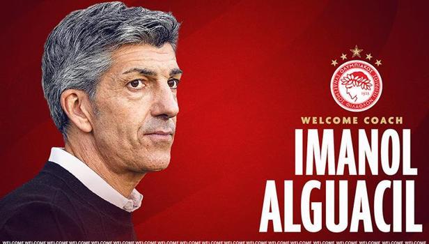 Olympiakos'ta teknik direktörlük görevine İspanyol Imanol Alguacil getirildi