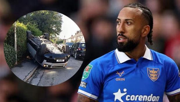 Korkutan görüntü! Hull City'nin yıldızı Sorba Thomas trafik kazası geçirdi