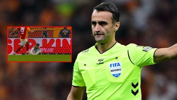 A much-discussed call in the Galatasaray-Kocaelispor match! Was the foul call correct?