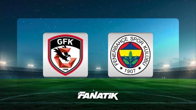 Gaziantep FK - Fenerbahçe maçı Canlı Anlatım - GAZ FB maçı kadroları, skoru ve istatistikleri (Süper Lig 5. hafta maçı)