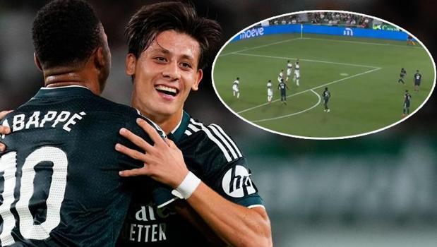 Arda Güler'den akılalmaz gol! Frikikten attı, yine klasını konuşturdu