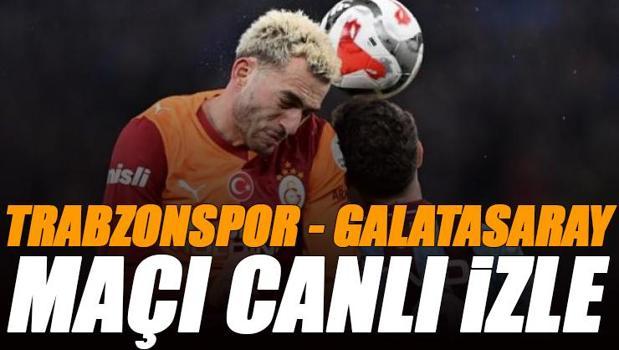 Trabzonspor - Galatasaray maçı canlı izle | TS GS derbisi şifresiz (Süper Lig maçı canlı yayın)