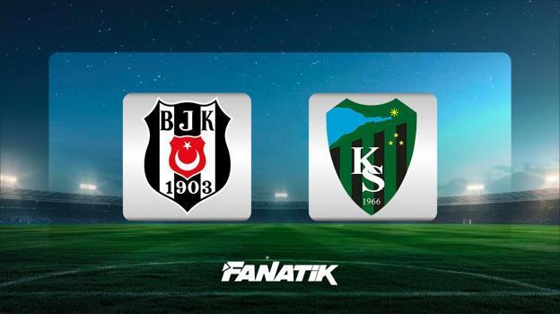 Beşiktaş-Kocaelispor maçı Canlı Anlatım - BJK - KOCAELİ maçı kadrosu, skoru ve istatistikleri