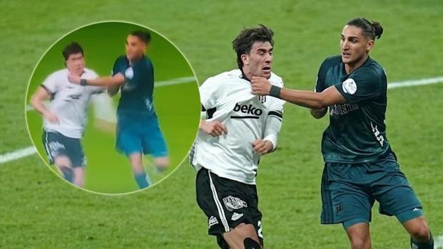 Vlahovic'e tokat; Beşiktaş kırmızı kart bekledi, VAR devam ettirdi