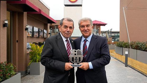 Dursun Özbek, Joan Laporta'yı Galatasaray Adası'nda ağırladı