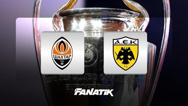 Shakhtar Donetsk - AEK Atina maçı ne zaman, saat kaçta, hangi kanalda canlı yayınlanacak? (UEFA Şampiyonlar Ligi)
