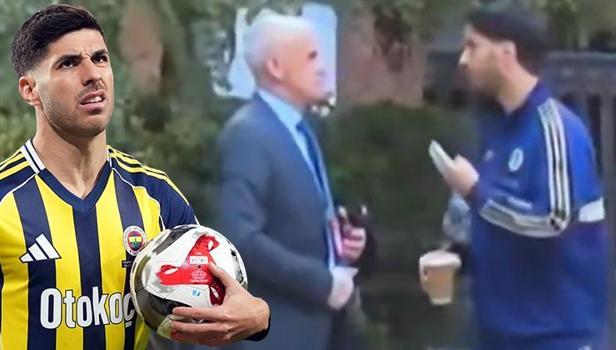 Oğuz Çetin, Marco Asensio'ya ne söyledi? İşte Aston Villa-Fenerbahçe maçı öncesi gündem olan kare!