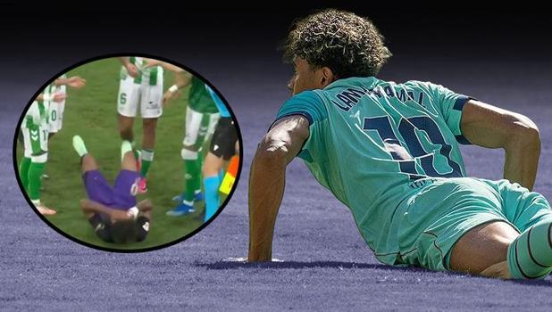 Lamine Yamal'a kafa atıldı! Real Betis-Barcelona maçında kavga! Adeta gol yağmuru