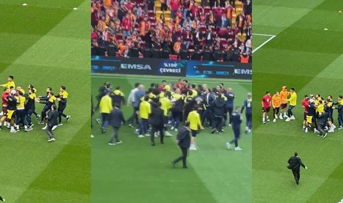 Galatasaray - Fenerbahçe derbisi öncesi kavga! İşte yaşananlar