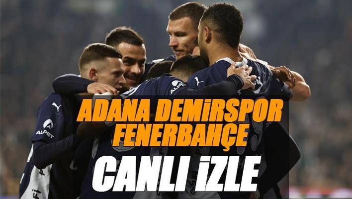 Adana Demirspor - Fenerbahçe maçı canlı izle | ADS F.BAHÇE maçı şifresiz izle