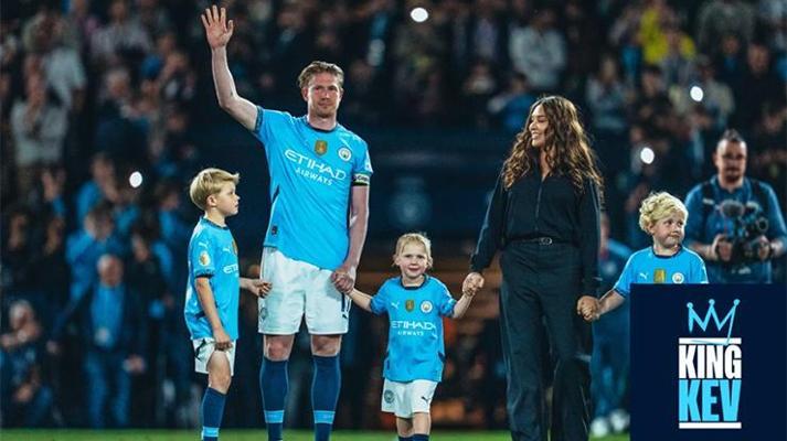 Kevin De Bruyne, Manchester City'e gözyaşlarıyla veda etti