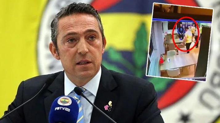Fenerbahçe Başkanı Ali Koç'un dernek ziyaretinin görüntüleri ortaya çıktı