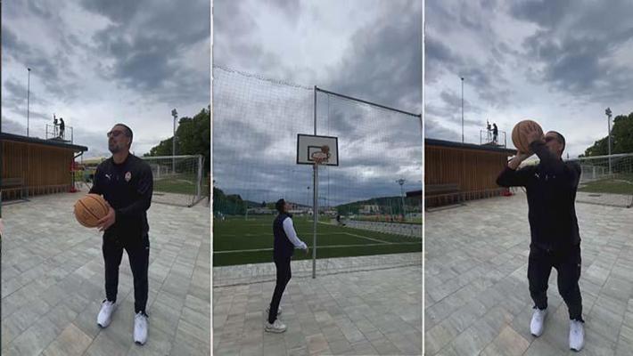 Arda Turan'dan yok artık dedirten basket şovu!
